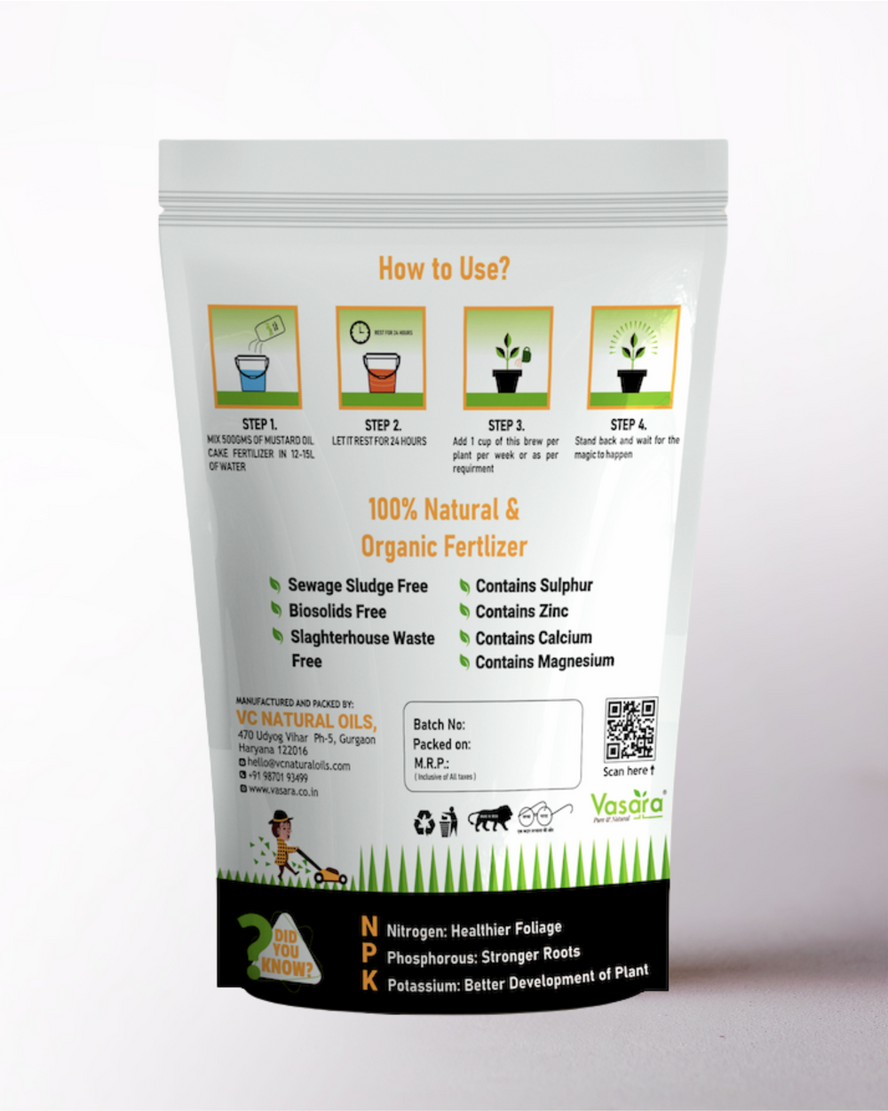 Mustard Cake BioFertilizer 900gm