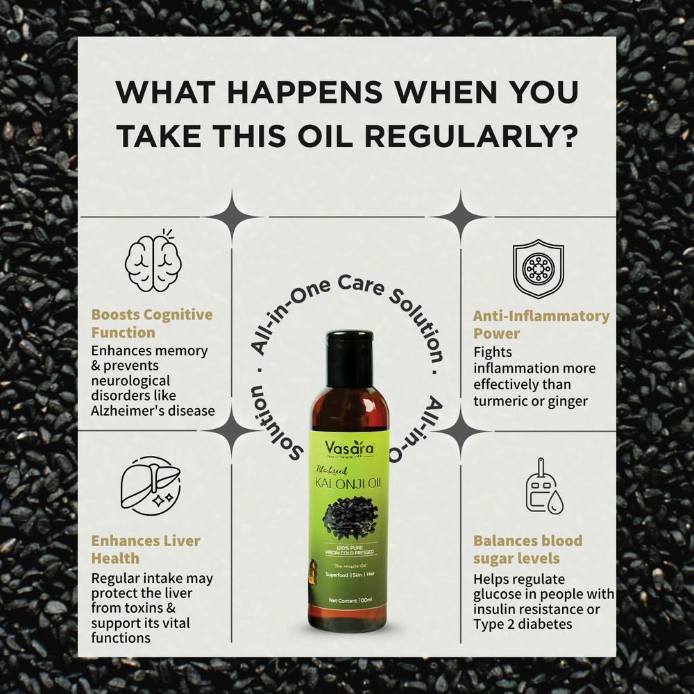 Cold Pressed Kalonji (Blackseed) Oil 100ml