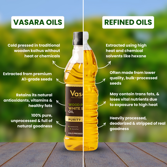 Wood Cold Pressed White Sesame Oil 500ml