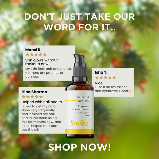 castor oil customer testimonial