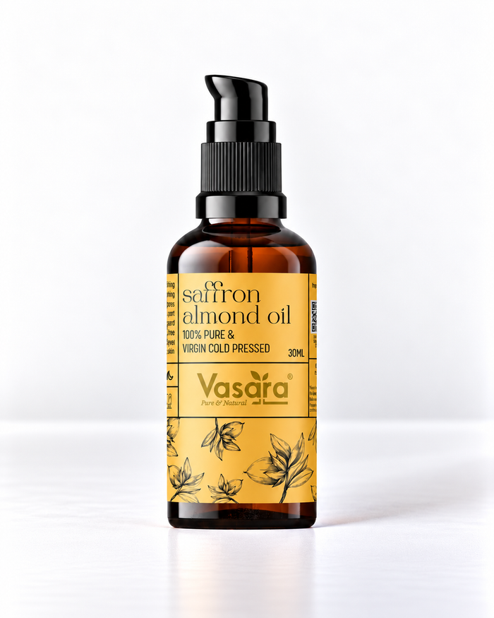 Cold Pressed Saffron Almond Oil 30ml