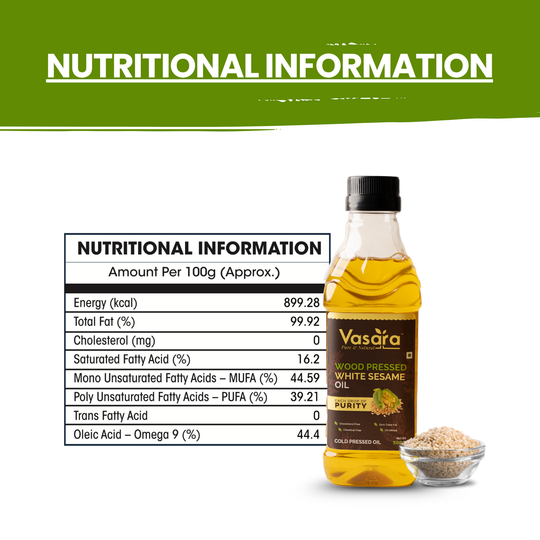 Wood Cold Pressed White Sesame Oil 500ml