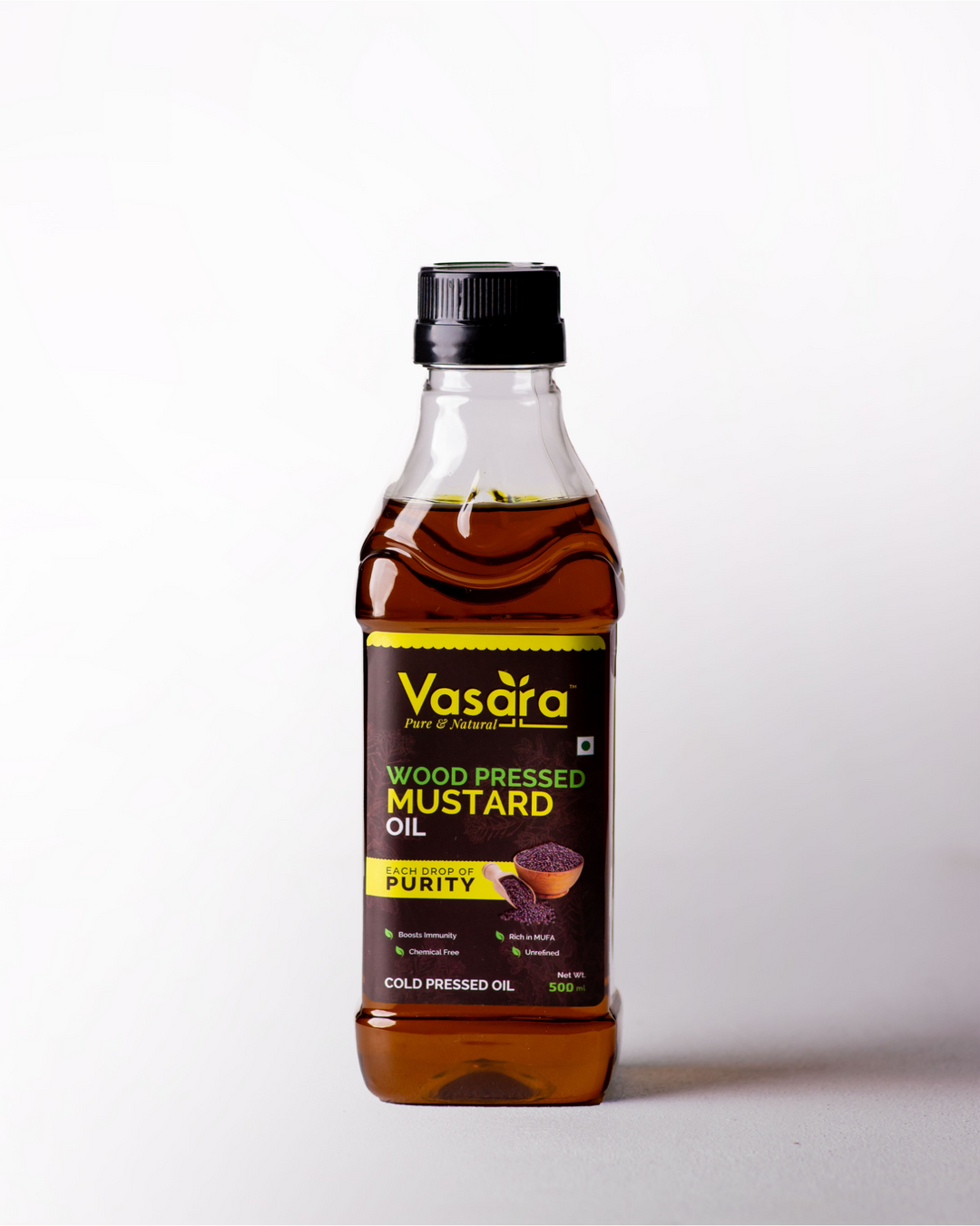 wood pressed mustard oil, sarson ka tel, kachi ghani mustard oil
