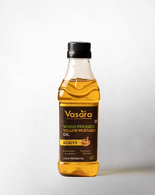cold pressed yellow mustard oil 500ml