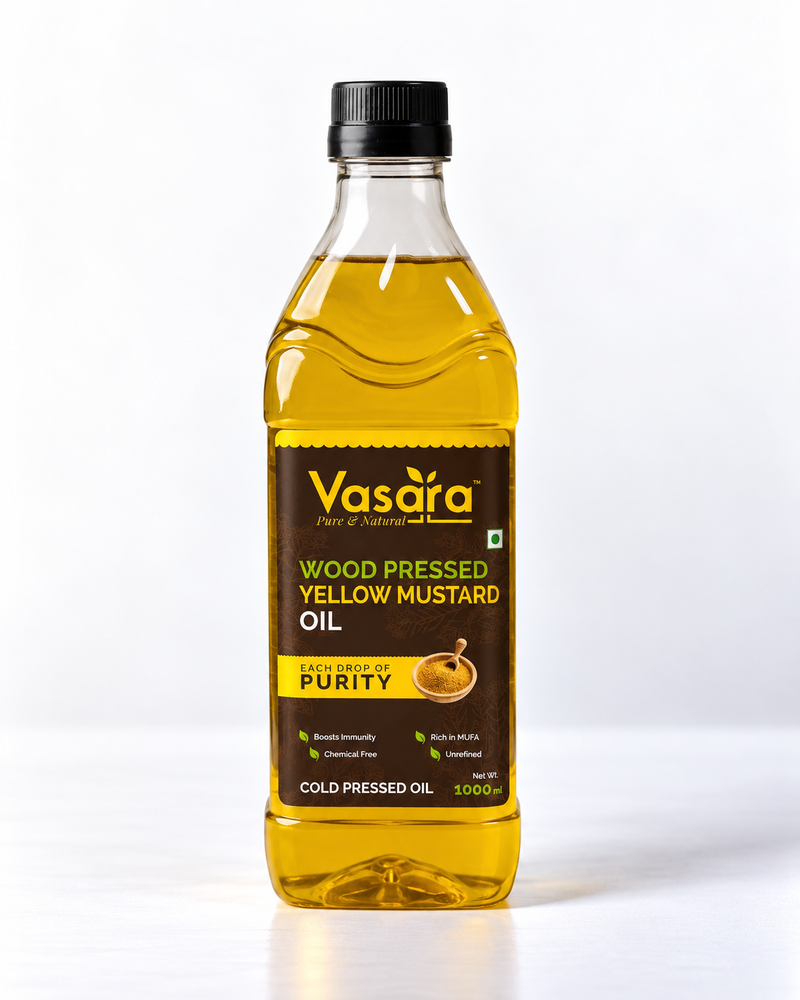 cold pressed yellow mustard oil 1L