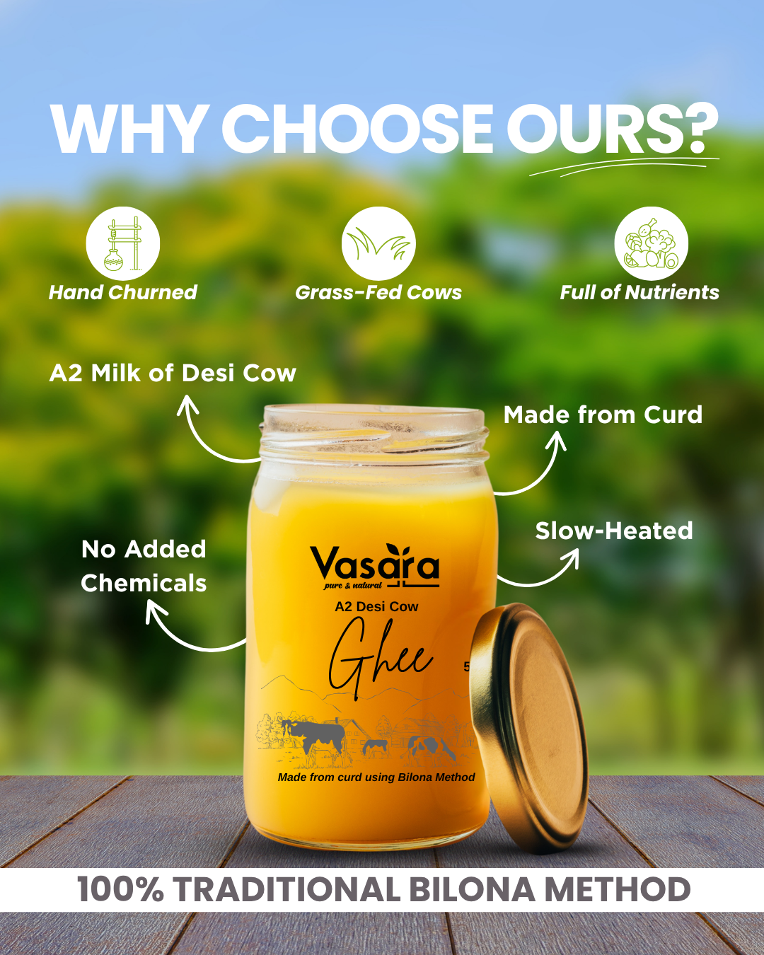 A2 Desi cow ghee bilona method benefits, A2 Desi cow ghee, bilona method ghee, healthiest ghee