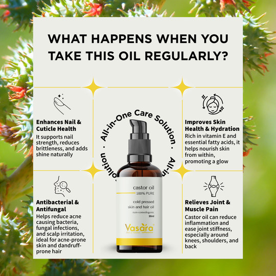 castor oil benefits, castor oil for skin, castor oil for hair, castor oil for health