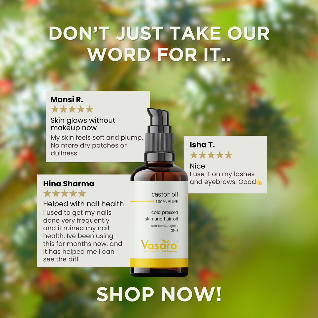 castor oil customer testimonial