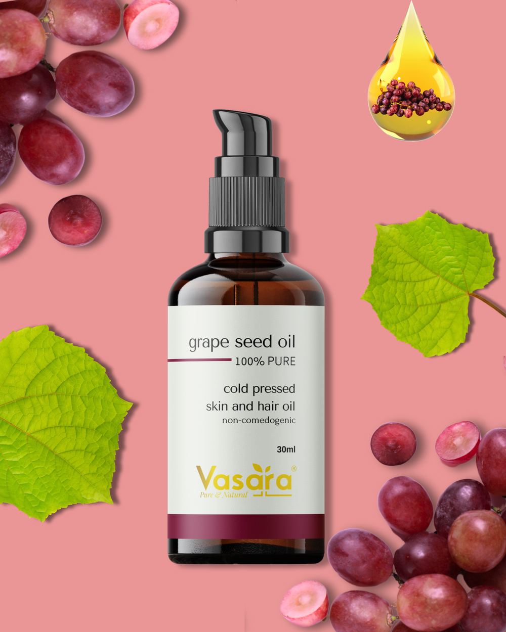 cold pressed grapeseed oil, grapeseed oil
