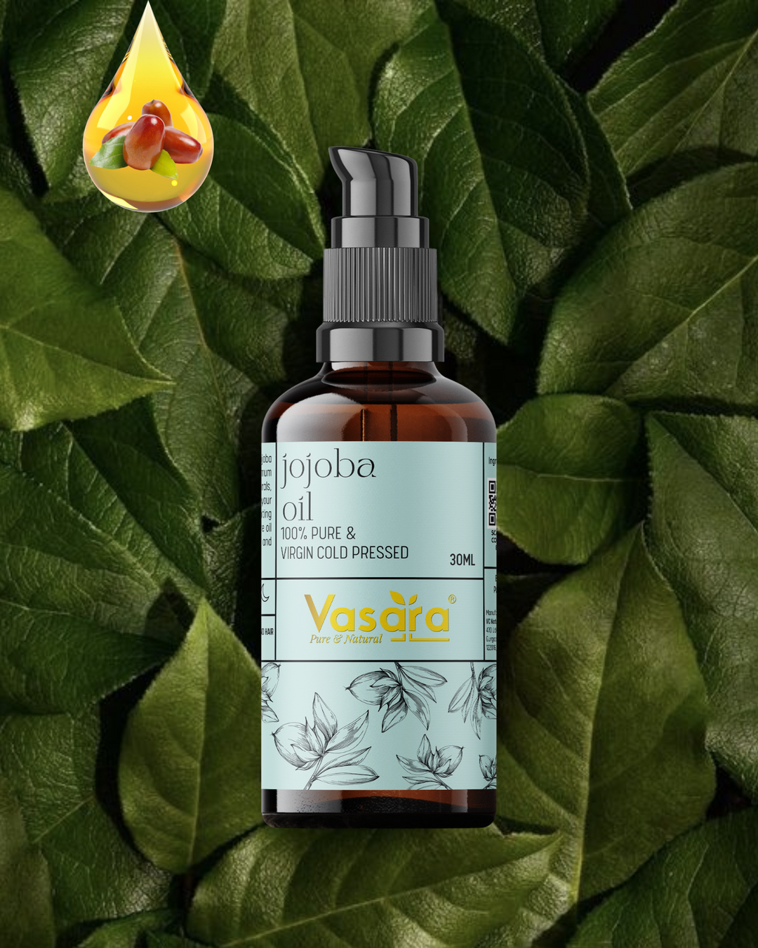 cold pressed jojoba oil 30ml