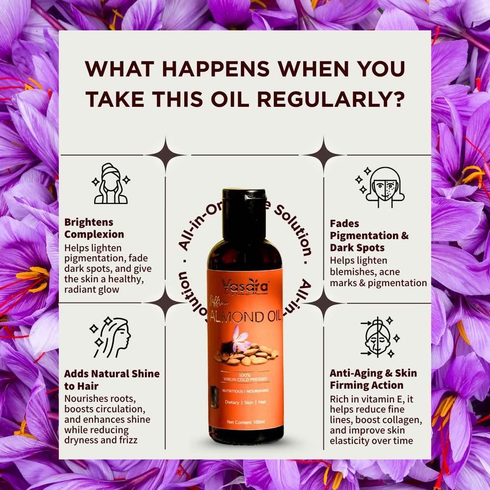 cold pressed saffron almond oil reviews