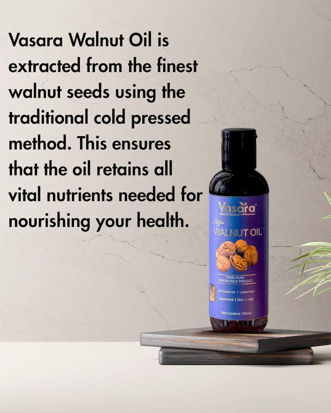 cold pressed walnut oil vasara, cold pressed walnut oil, walnut oil, akhrot ka tel