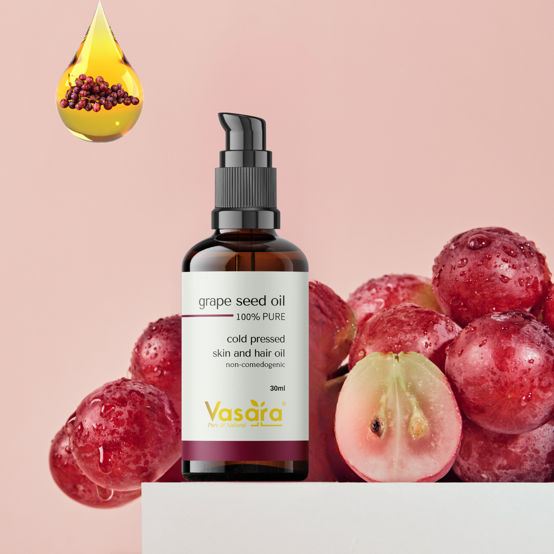 grapeseed oil benefits, grapeseed oil for health, grapeseed oil for skin