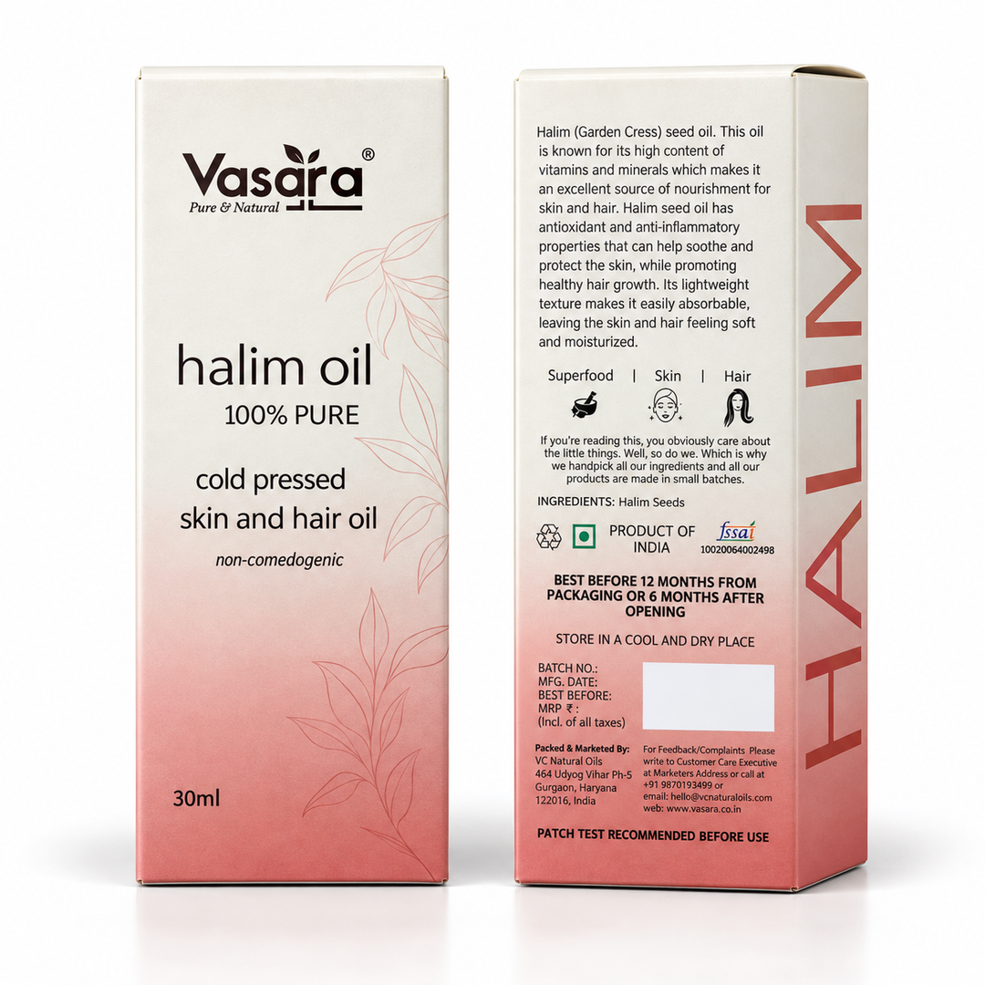 Cold Pressed Halim (Garden Cress Seed) Oil 30ml