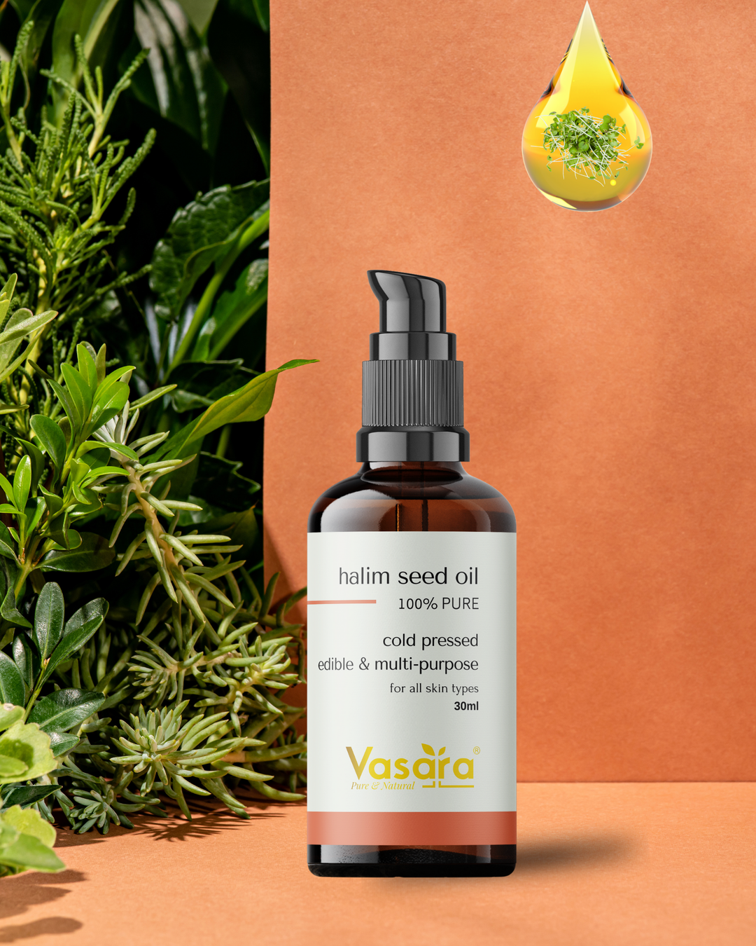 halim seed oil, cold pressed halim oil, oil to increase iron, halim benefits, halim seeds benefits