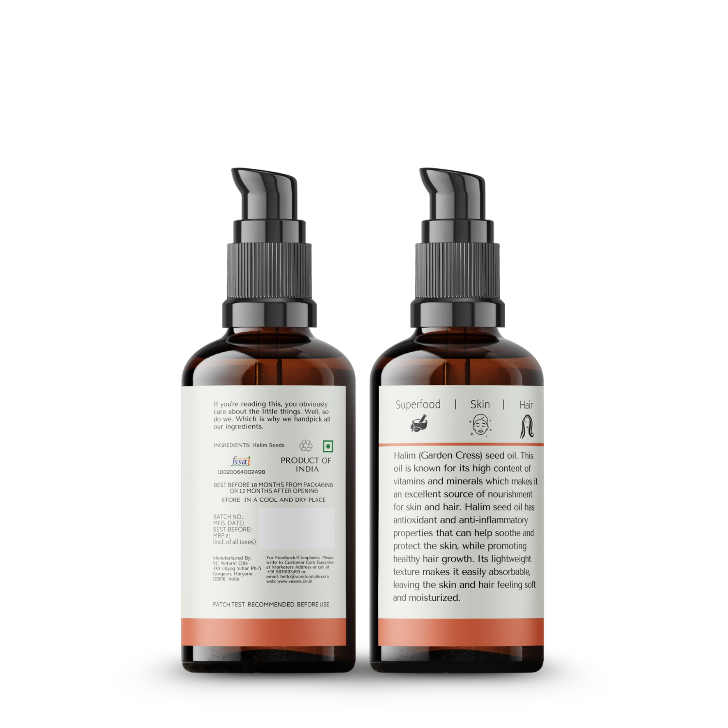 garden cress seed oil Cold Pressed Halim (Garden Cress Seed) Oil 30ml
