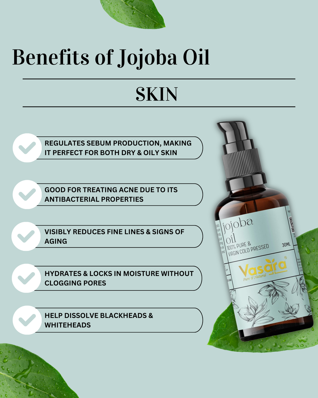 jojoba oil for skin, cold pressed jojoba oil for skin, how to use jojoba oil for skin