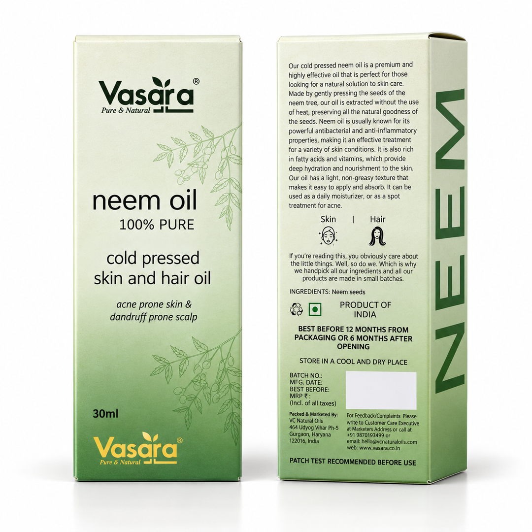 Cold Pressed Neem Oil 30ml
