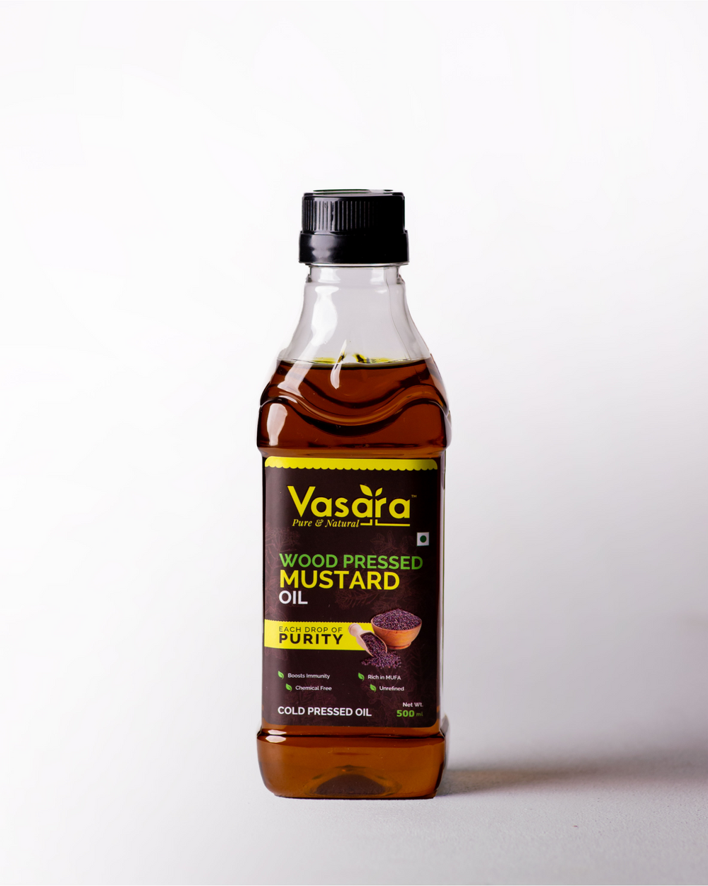 wood pressed mustard oil, sarson ka tel, kachi ghani mustard oil