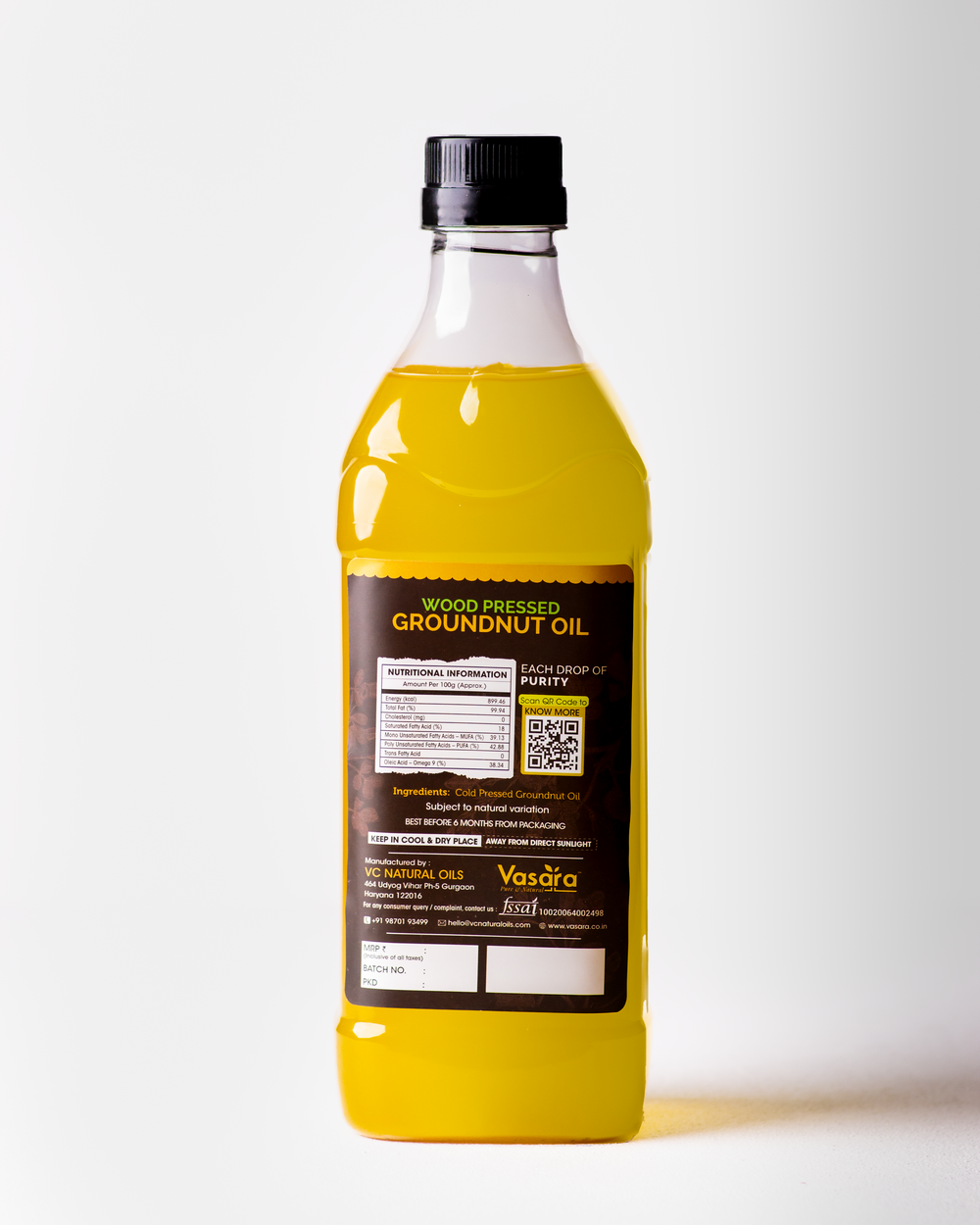 kachi ghani mufli ka tel, cold pressed groundnut oil