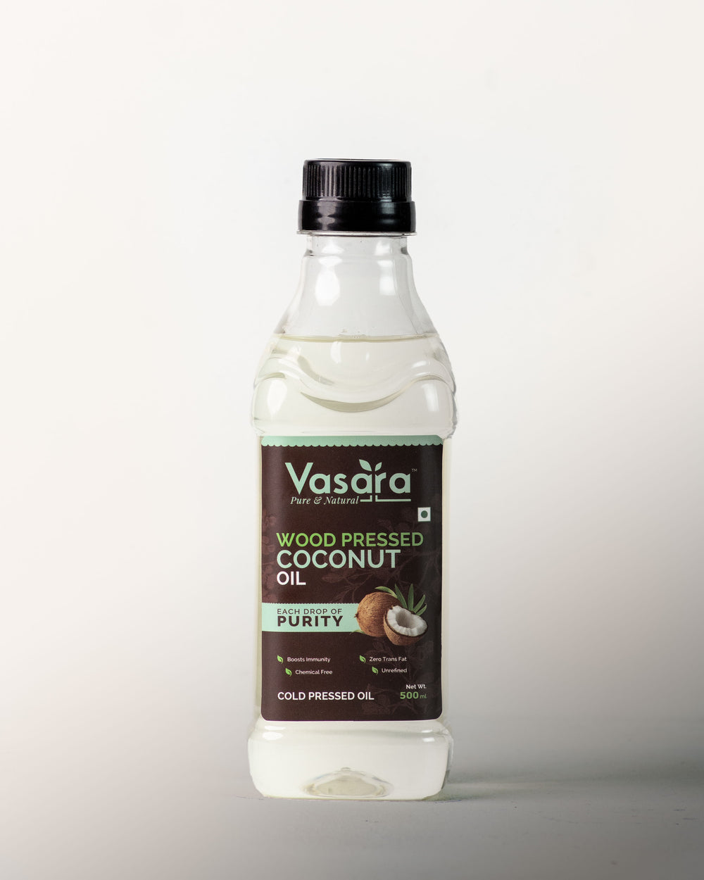 cold pressed coconut oil, wood pressed coconut oil, nariyal ka tel, kachi ghani nariyal tel